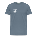 Men's Premium T-Shirt Dark - steel blue