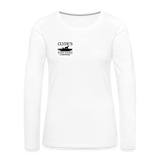 Women's Premium Long Sleeve T-Shirt Light - white