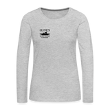 Women's Premium Long Sleeve T-Shirt Light - heather gray
